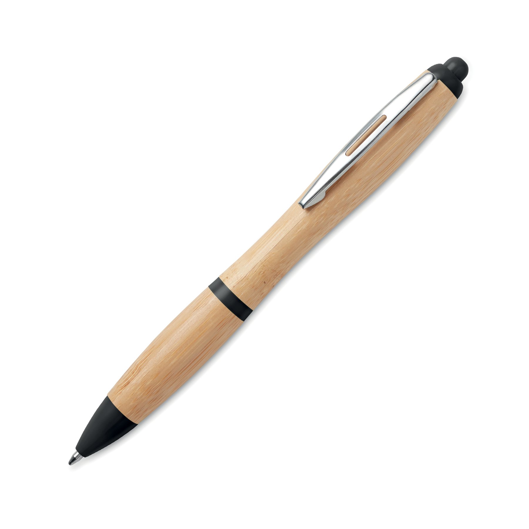 More Than Gifts Ballpoint Pen Rio Bamboo, black
