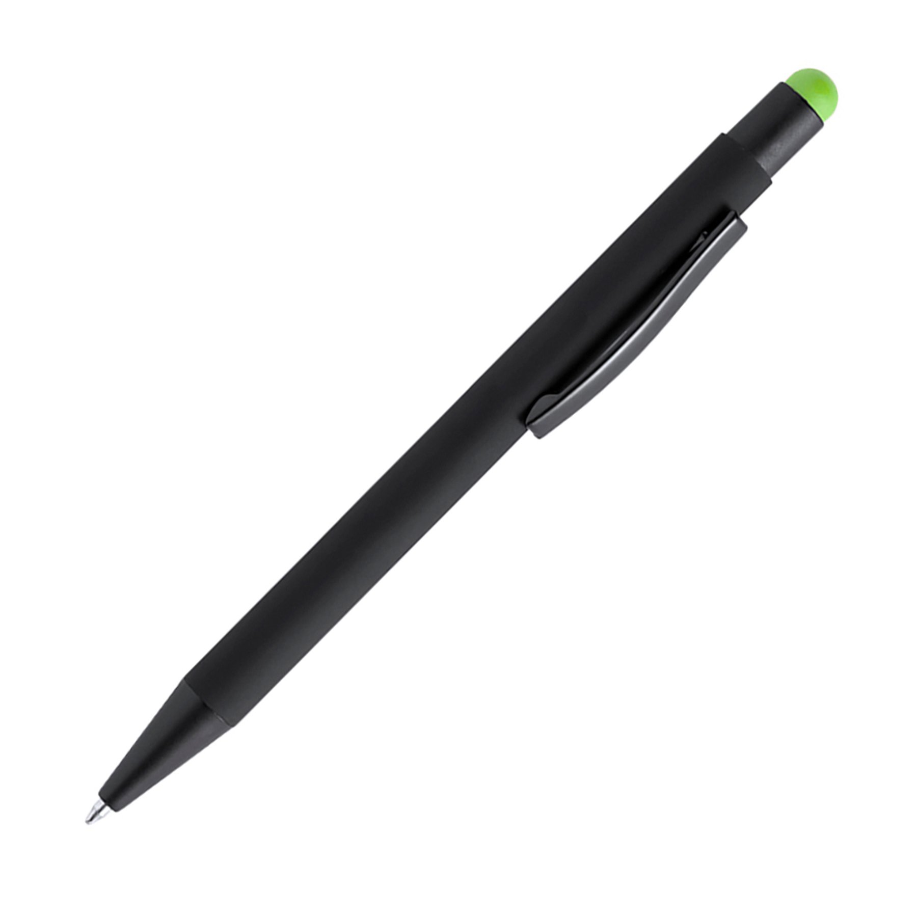Cool Ballpoint pen Auriga Dark, metal, light green