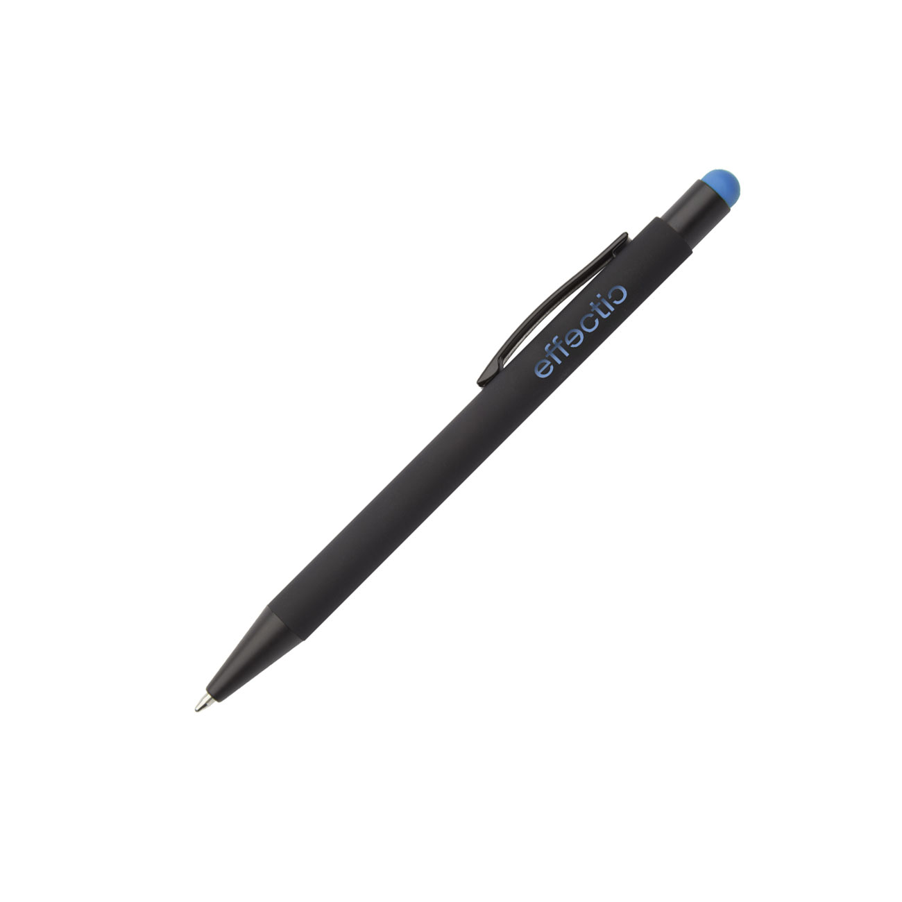 Cool Ballpoint Auriga Dark, metal, light blue