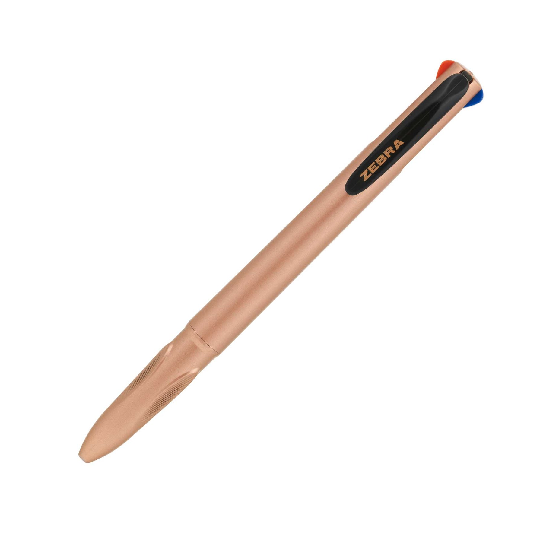 Zebra Ballpoint 4C, 1.0 mm, 4 ink colors, rose gold