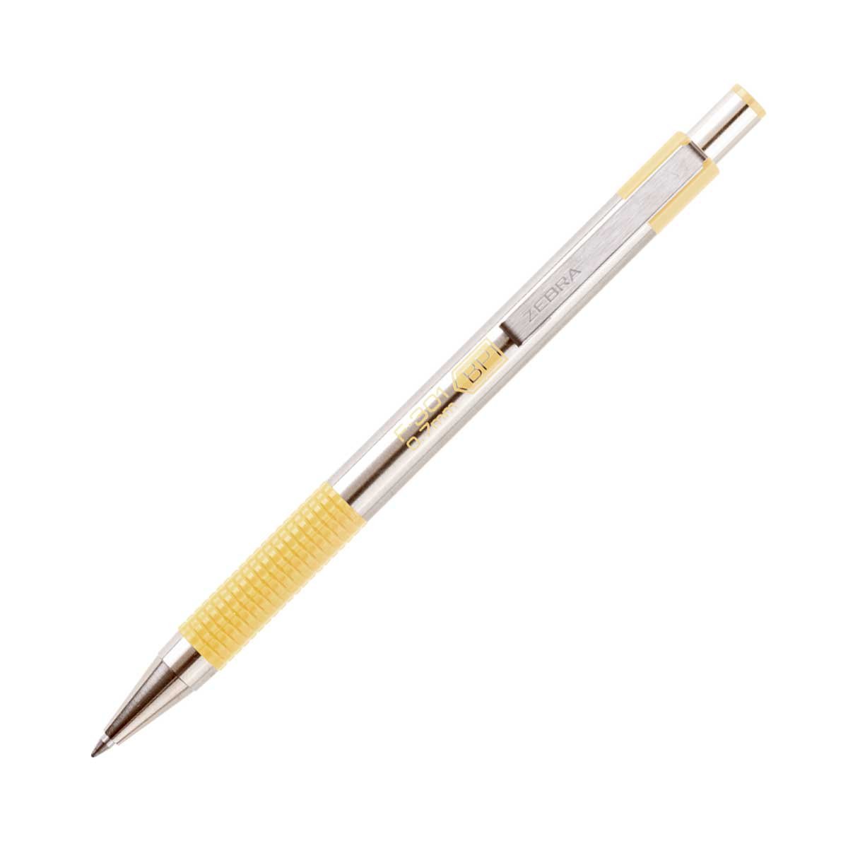 Zebra Pen F-301 Pastel, metal, 0.7 mm, yellow