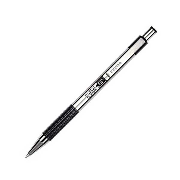 Zebra Ballpoint F-301, metal, 0.7 mm, black