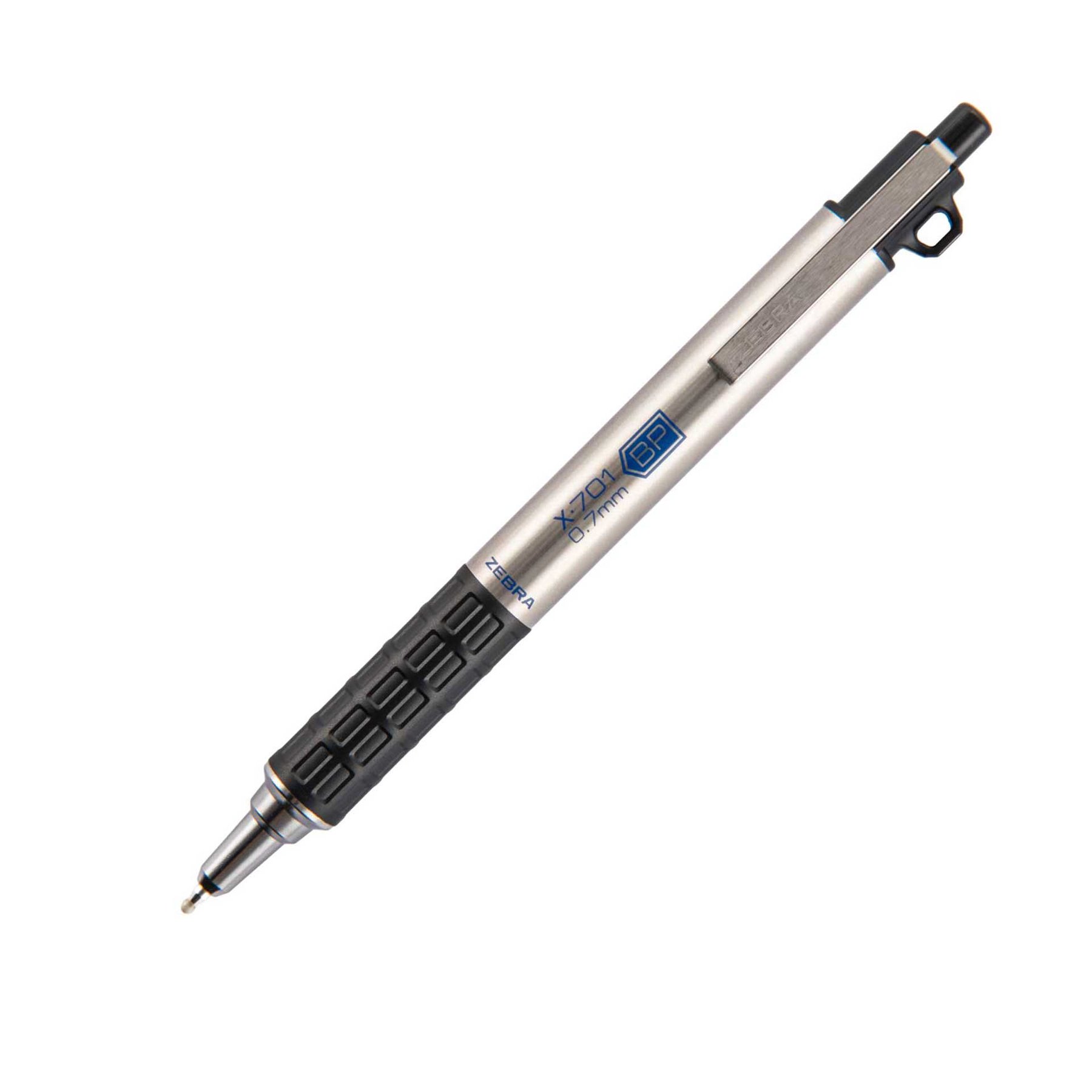 Zebra Pen X-701, metal, 0.7 mm, silver