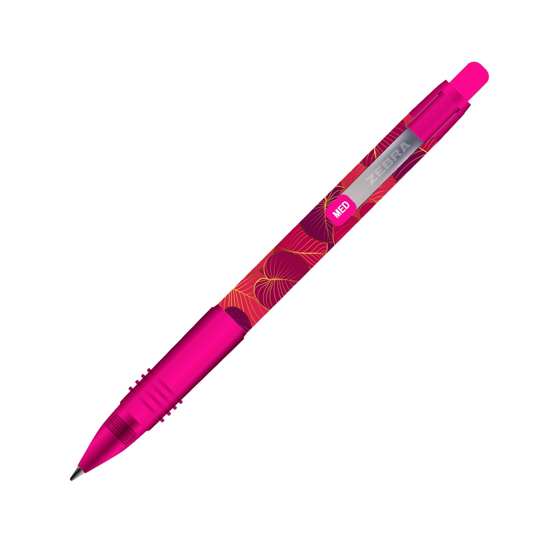 Zebra Pen Z-Grip Tropical, 1.0 mm, pink