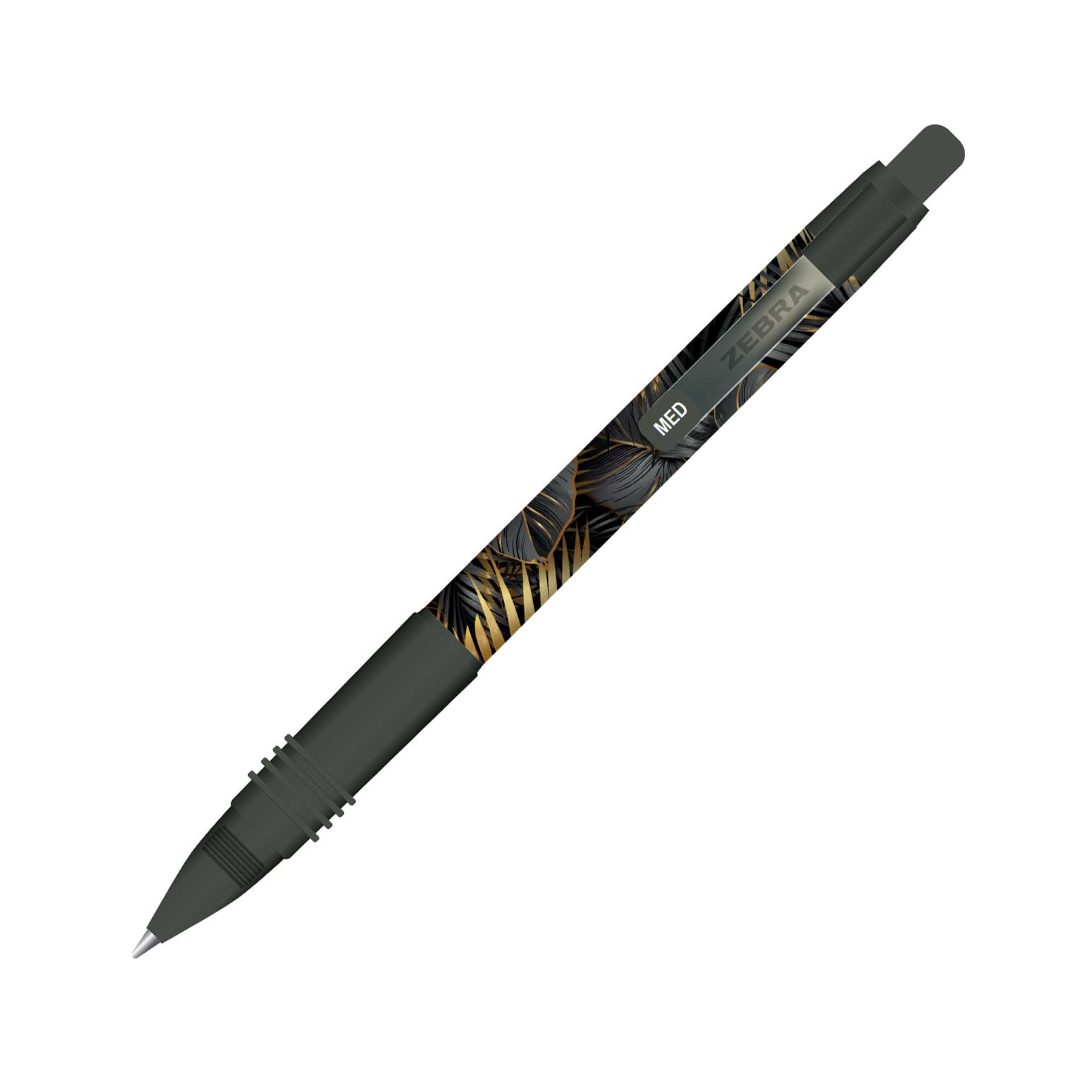 Zebra Ballpoint Z-Grip Tropical, 1.0 mm, grey