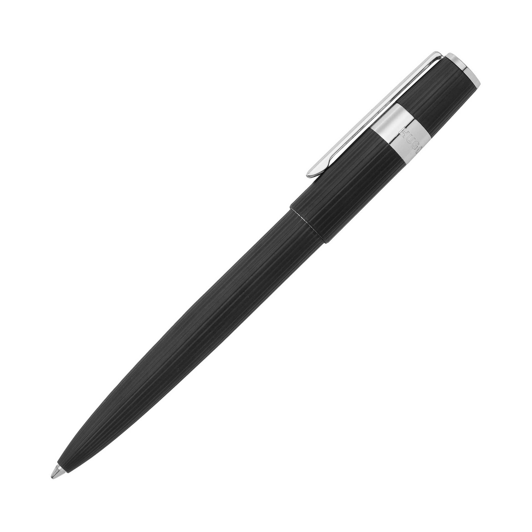 Hugo Boss Ballpoint Pen Gear Pinstripe, in box, black-silver