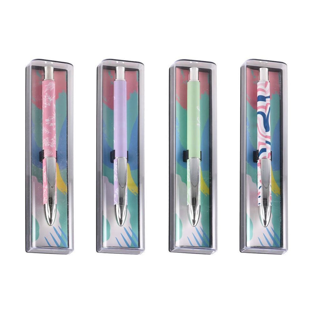 Химикалка Empire Mr Pen, автоматична, 1.0 mm, в кутия, асорти, 1 брой