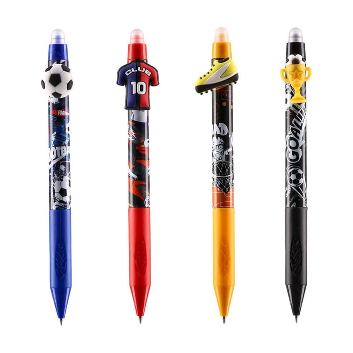 Sazio Mistic Erasable Pen, football, 0.5 mm, assorted, 1 pc