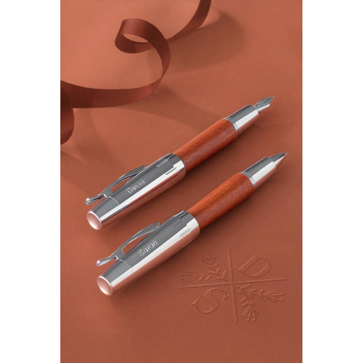 Faber-Castell Писалка E-motion, M, светло дърво