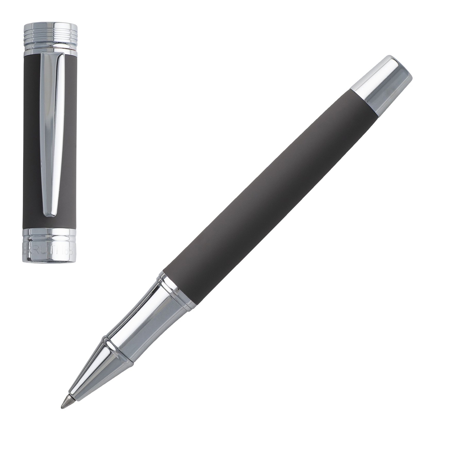 Cerruti 1881 Rollerball Zoom, boxed, dark gray