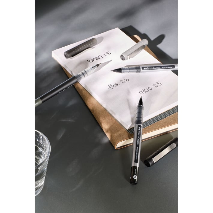 Faber-Castell Roller Free Ink, 1.5 mm, black