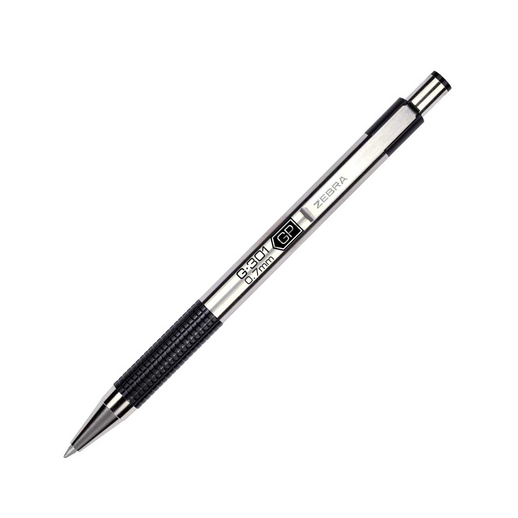 Zebra Gel roller G-301, automatic, 0.7 mm, black