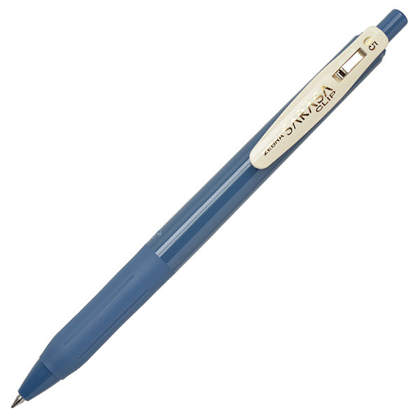 Zebra Gel roller Sarasa Clip Vintage, automatic, 0.5 mm, blue-gray