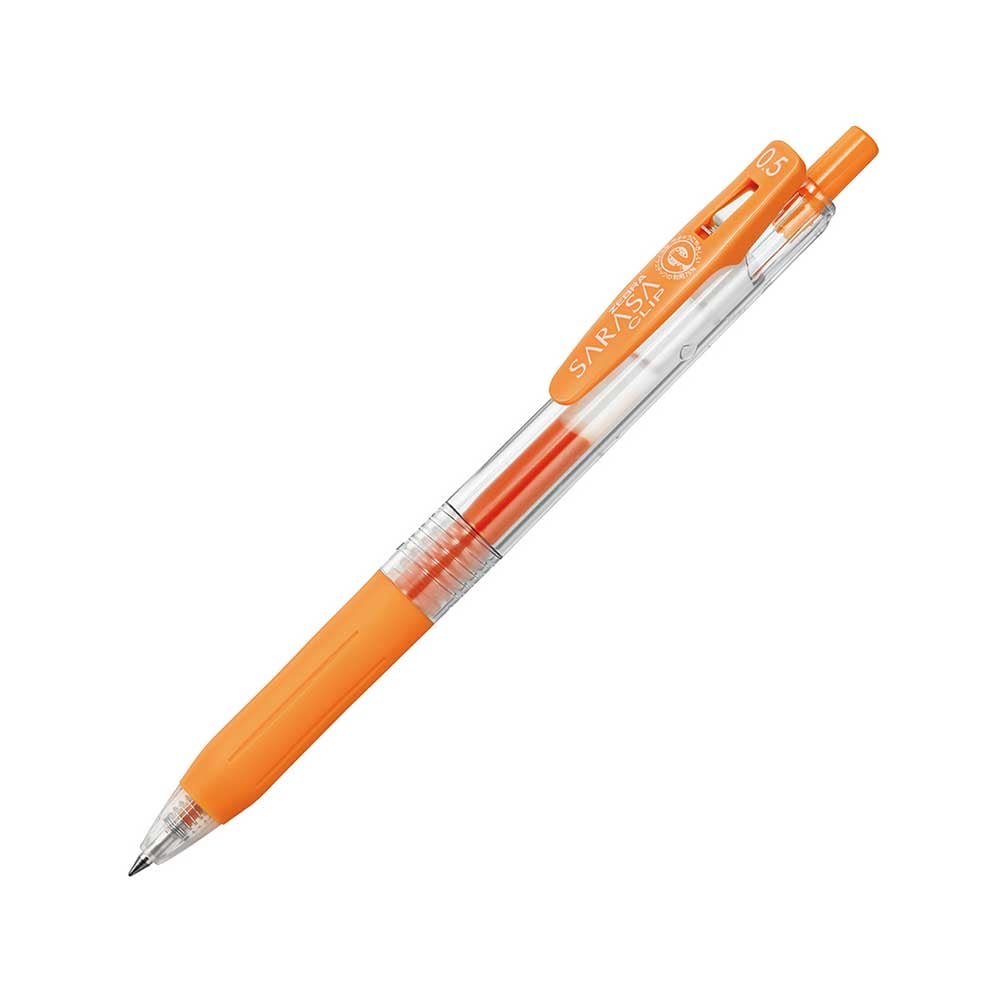 Zebra Gel Roller Sarasa Clip, automatic, 0.5 mm, orange