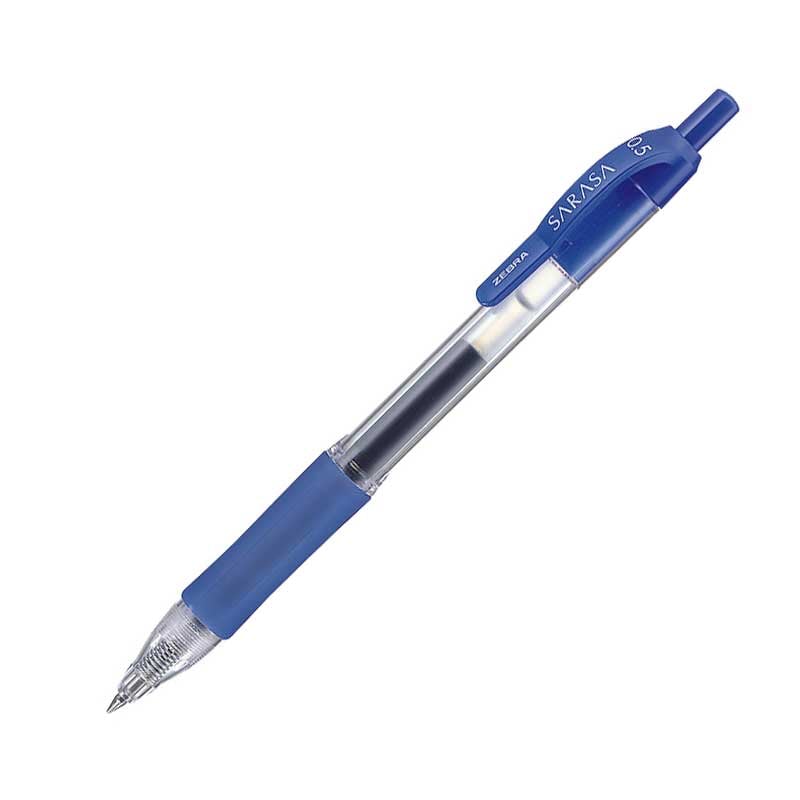 Zebra Gel roller Sarasa Dry X20, retractable, 0.5 mm, blue