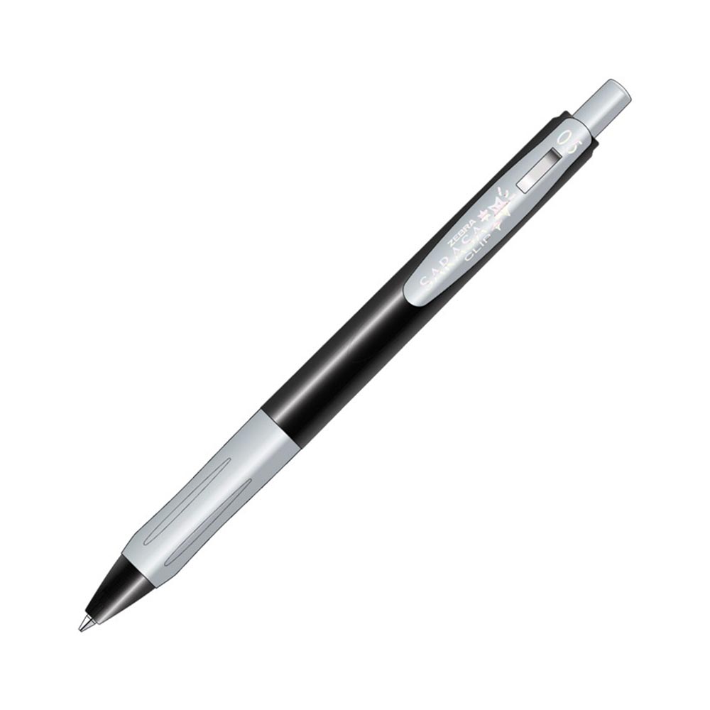 Zebra Gel roller Sarasa Clip Decoshine, 0.5 mm, silver