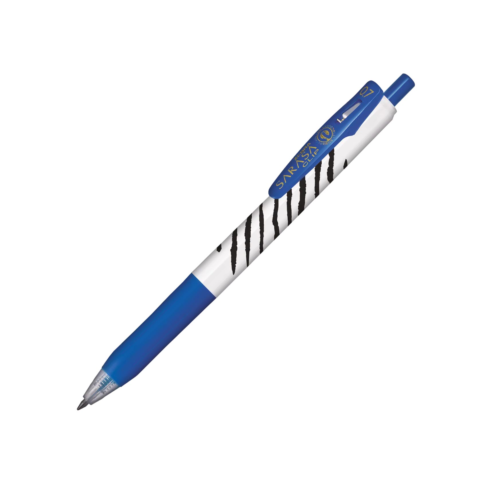 Zebra Gel roller Sarasa Clip Stripes, 0.7 mm, blue