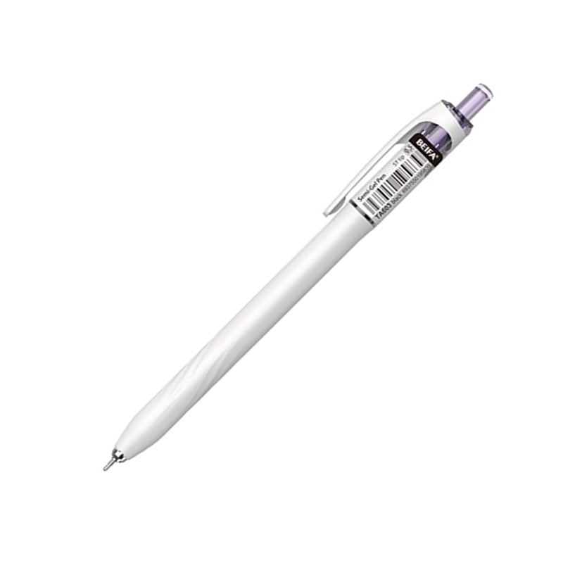 Beifa gel roller TA603-12B2, 0.7 mm, blue ink, assorted