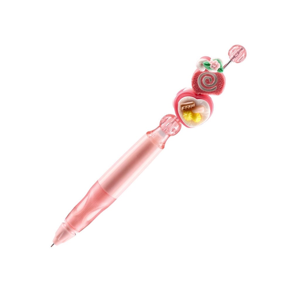 Sazio Diy Gel Pen, retractable, pink cake