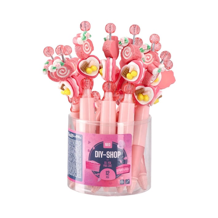 Гел ролер Sazio Diy, автоматичен, розова торта