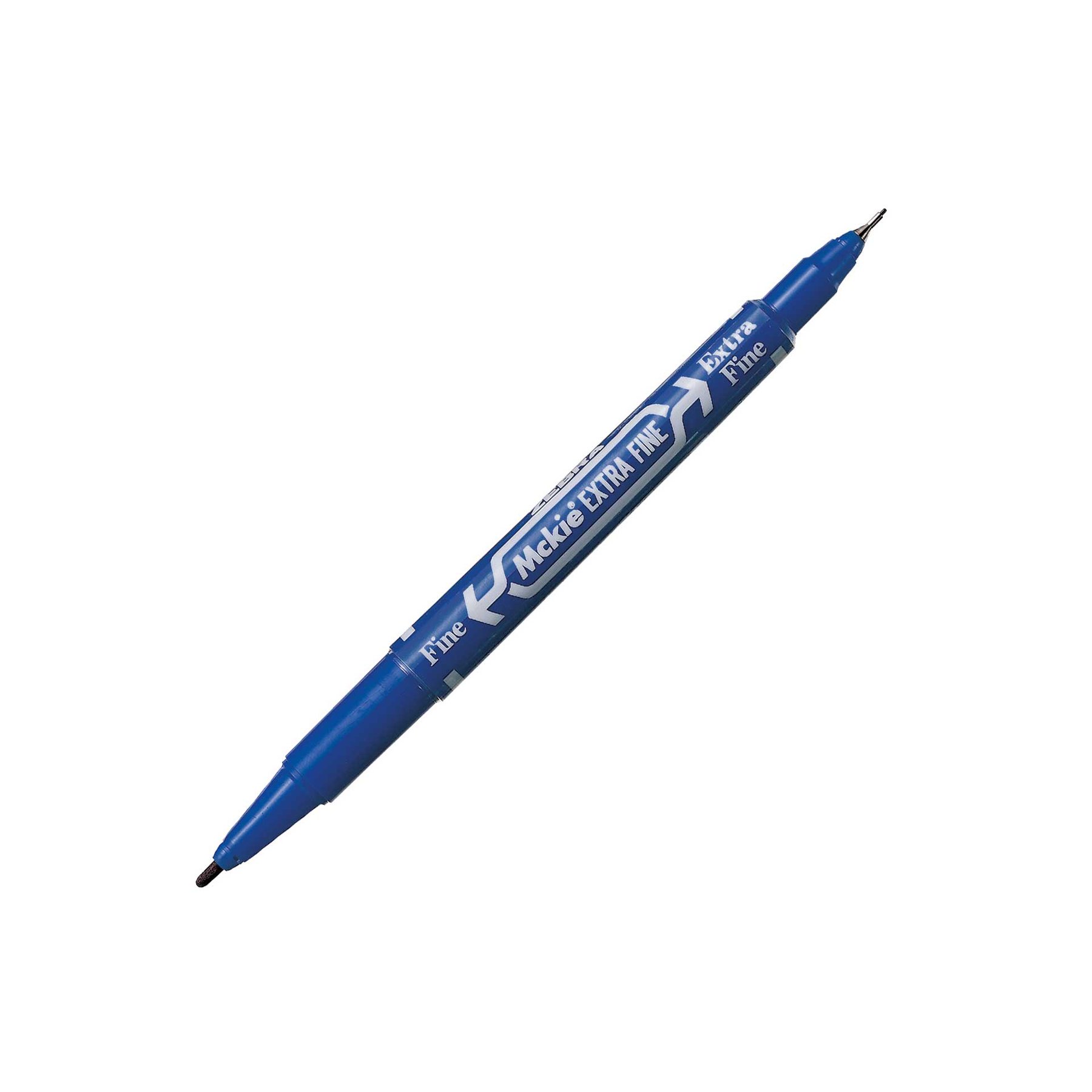 Zebra Fineliner Mckie Extra Fine, permanent, double, 0.5-1 mm, blue