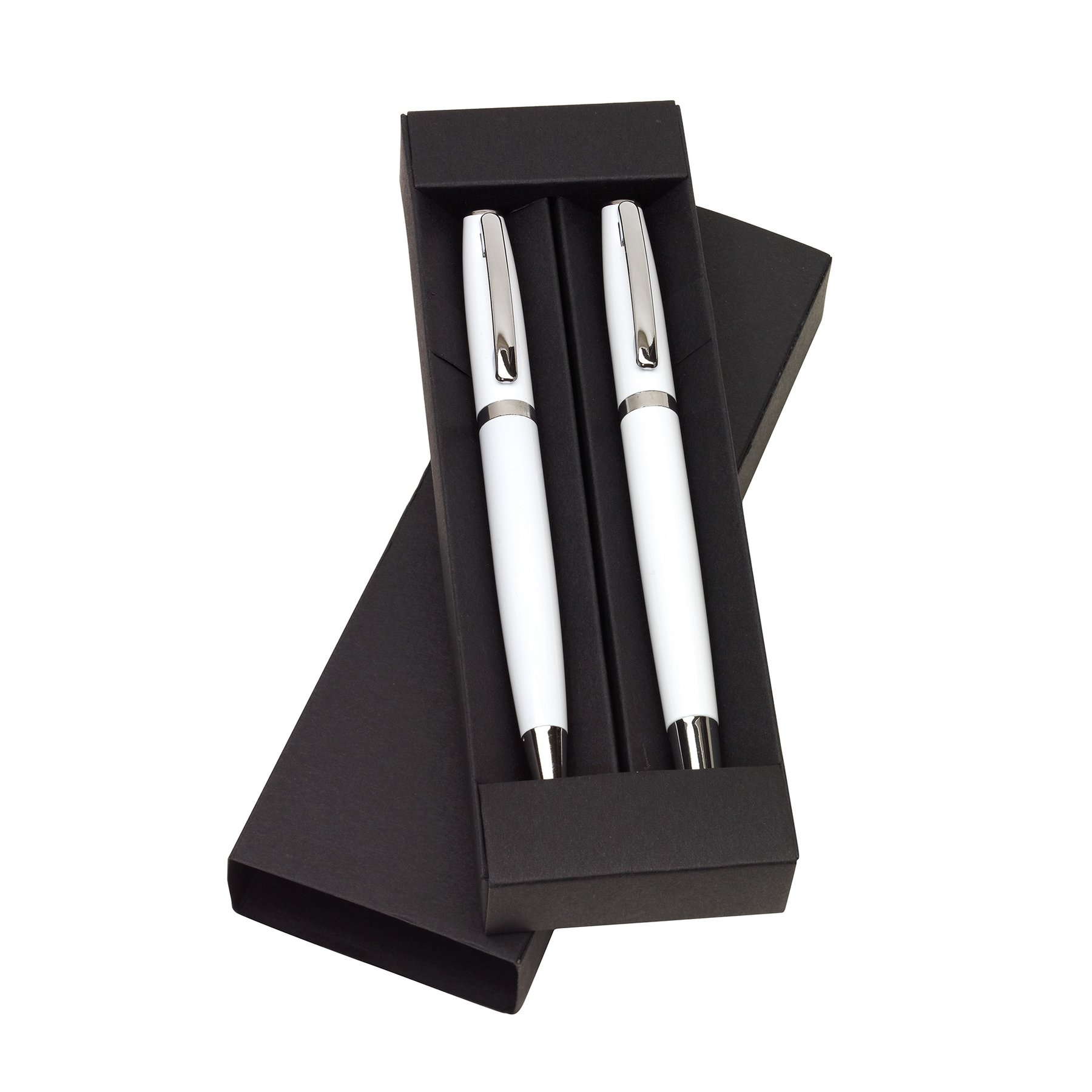 TOPS Pen and roller set Alphabet, white, in box