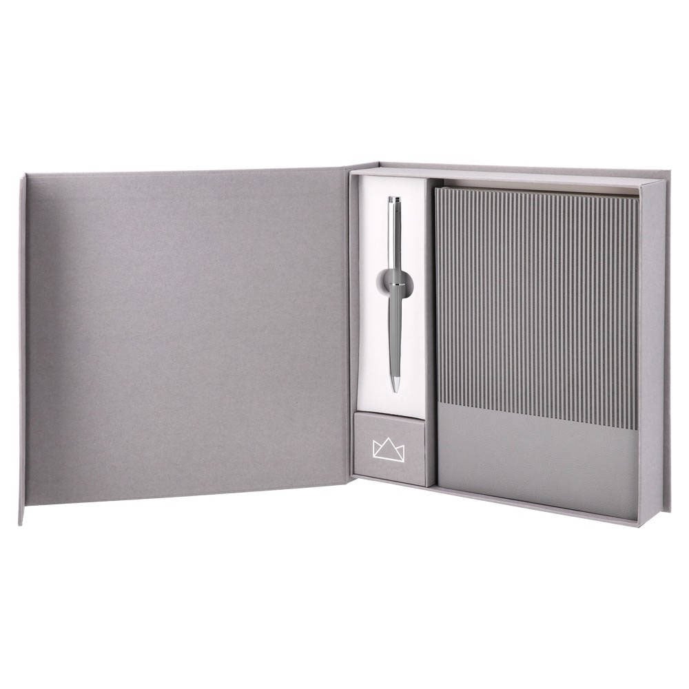 Empire Regent Notebook & Pen Set, grey