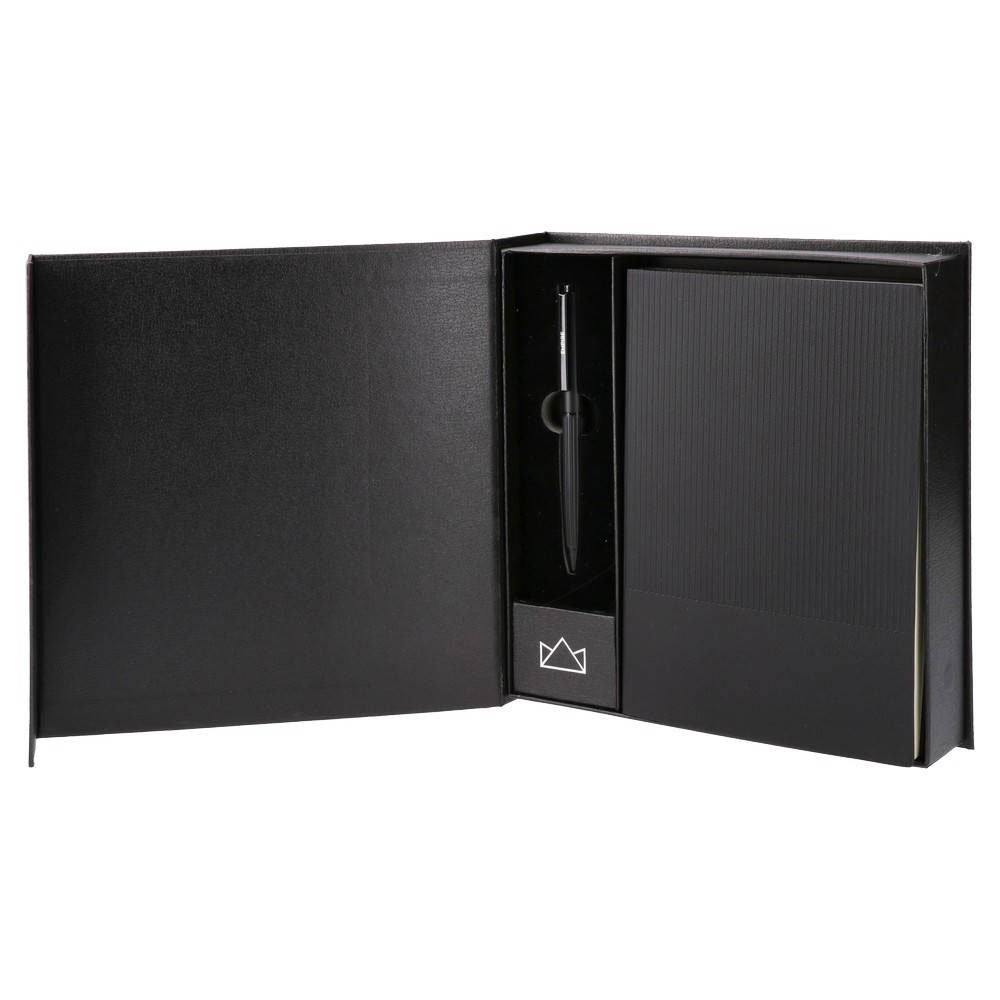 Empire Regent Notebook & Pen Set, black