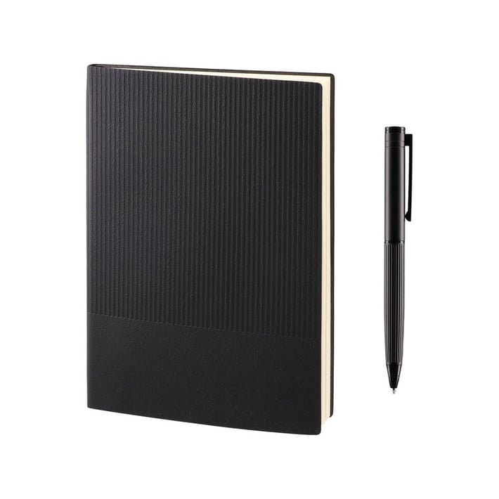 Empire Regent Notebook & Pen Set, black
