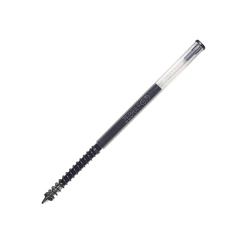 Zebra Refill for pen Refill, F, 0.7 mm, black