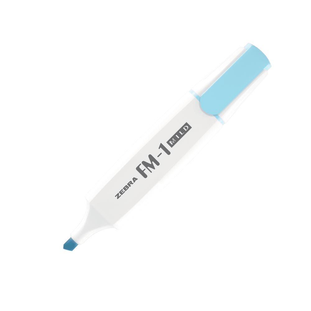 Zebra Highlighter FM-1 Mild, 3.5 mm, blue