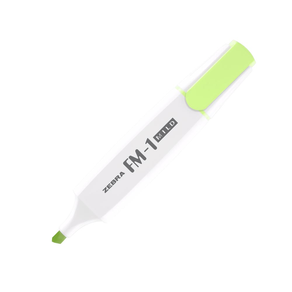 Zebra Highlighter FM-1 Mild, 3.5 mm, green