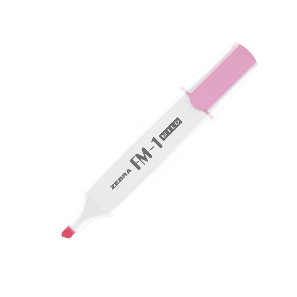 Zebra Highlighter FM-1 Mild, 3.5 mm, pink