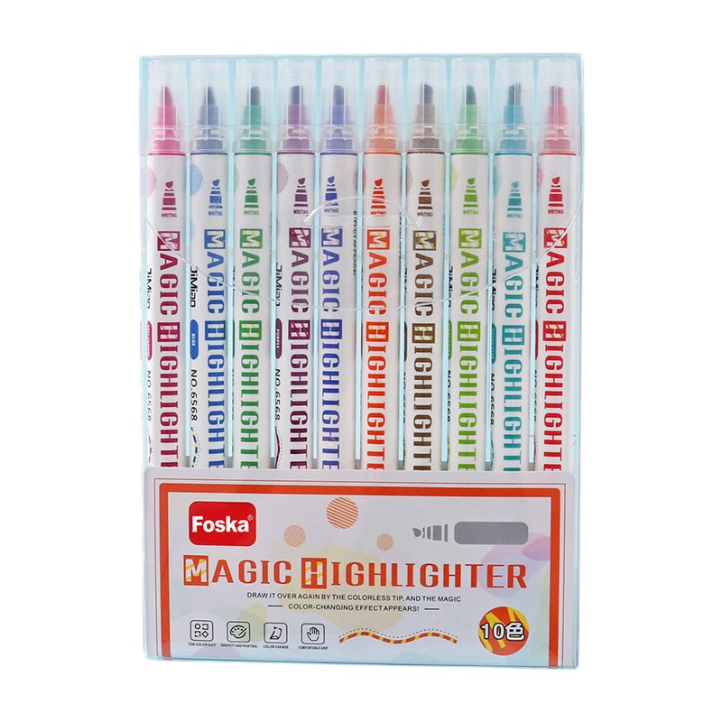 Foska Highlighter Magic, 10 colors