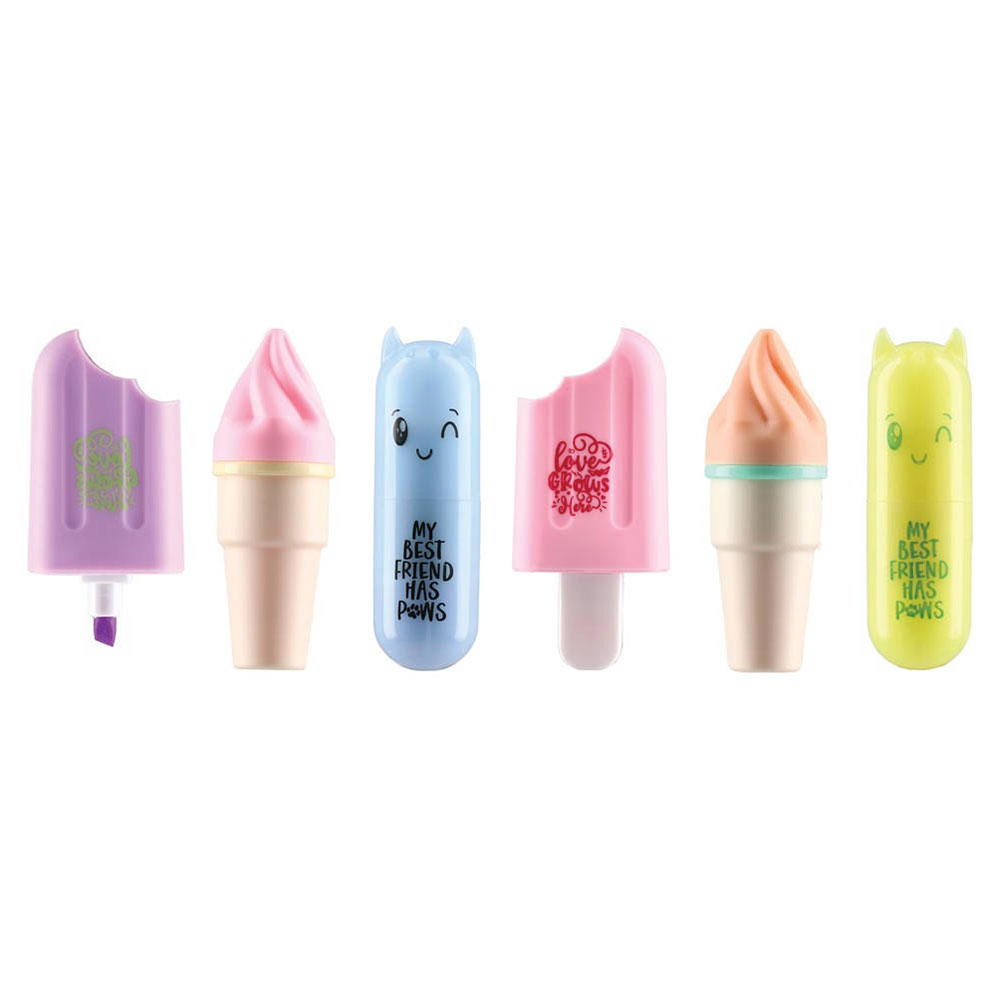 Sazio Mini Highlighter, mini, ice creams, assorted, 1 pc