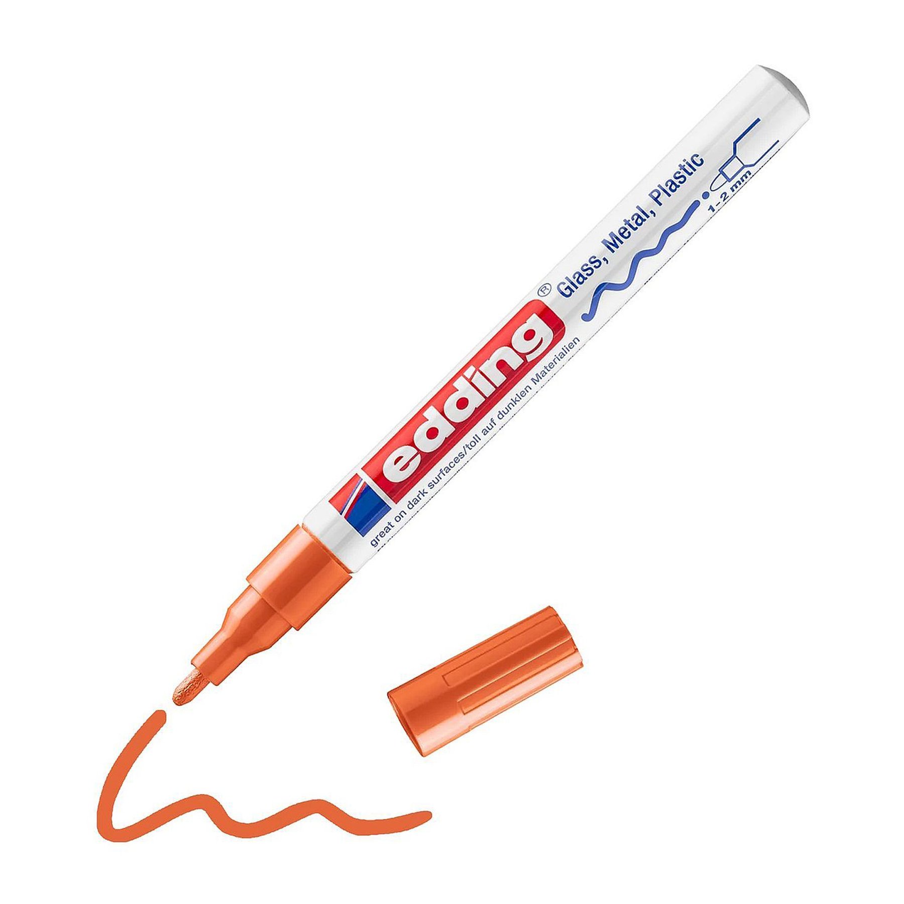 Edding Permanent Marker 751, orange