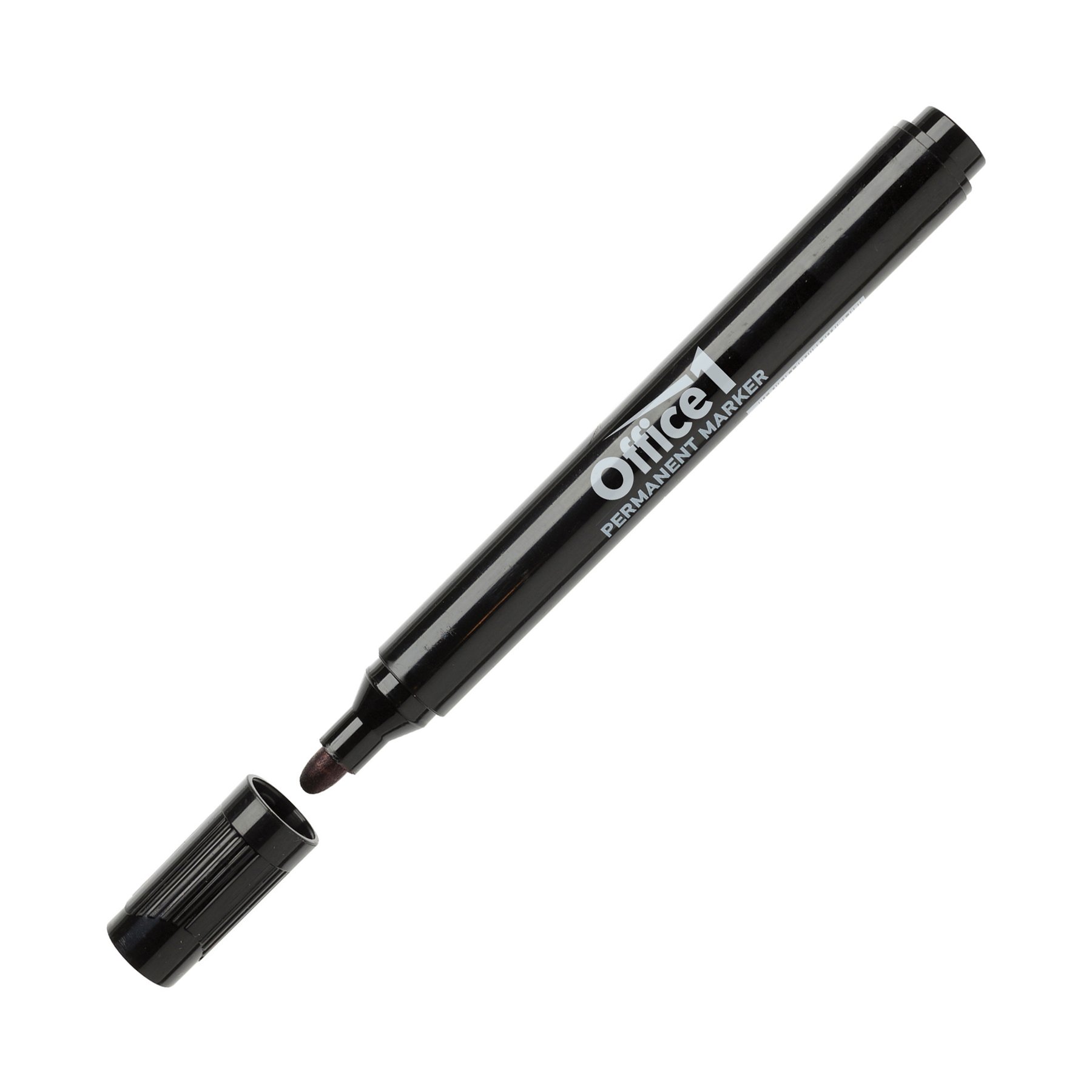 Office 1 Permanent Marker, round, black