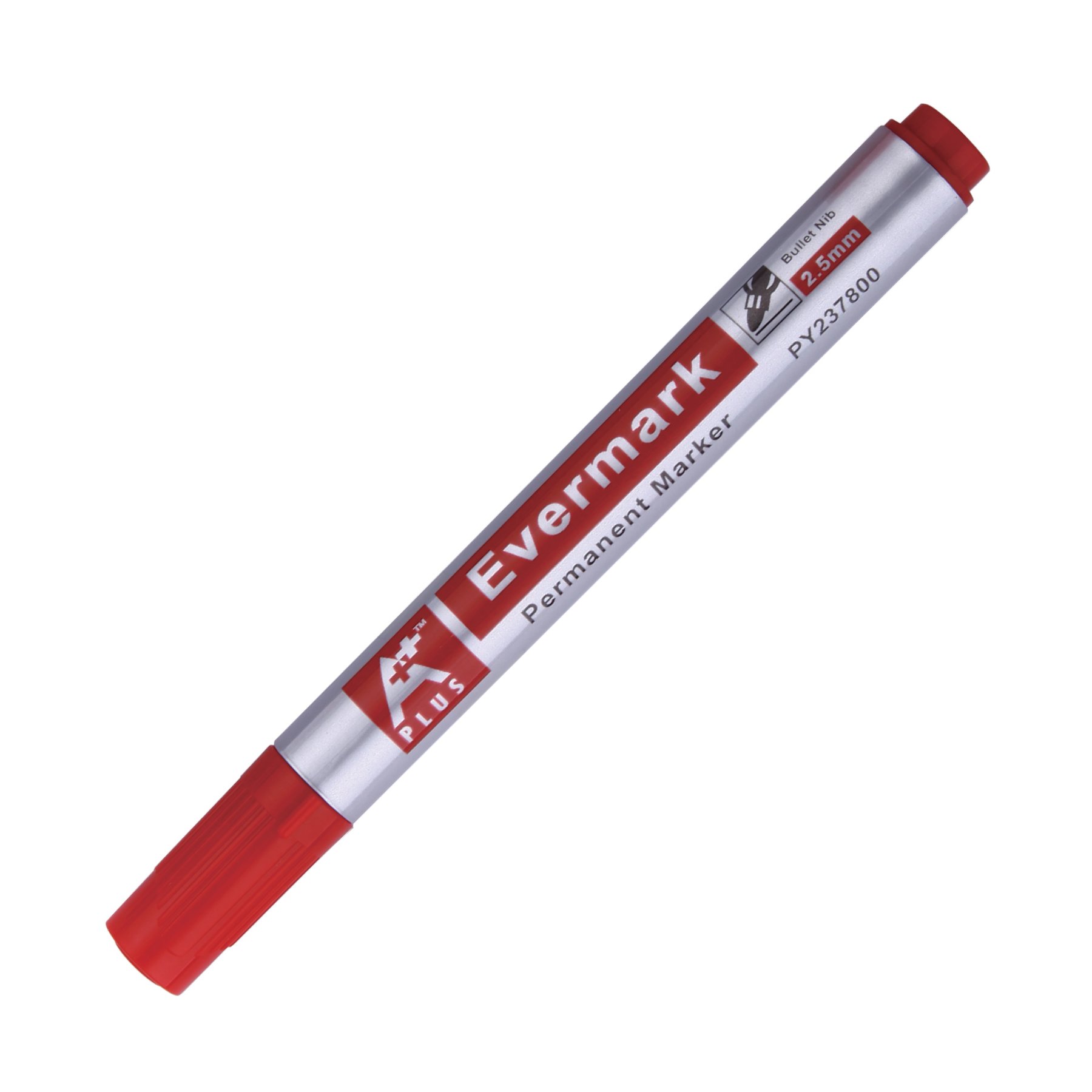 Beifa Permanent marker A+, round, red