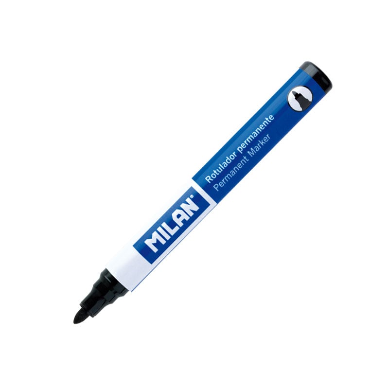 Milan Permanent marker, round, black