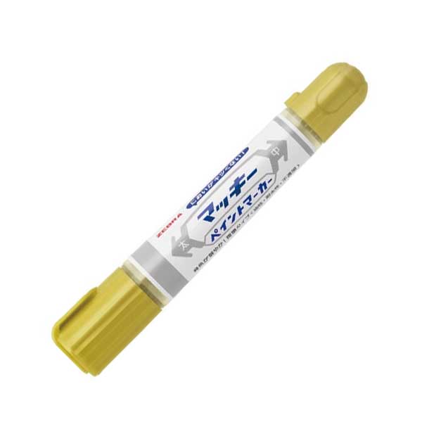 Zebra Permanent marker Mckie Extra Bold, double, 2–8 mm, gold