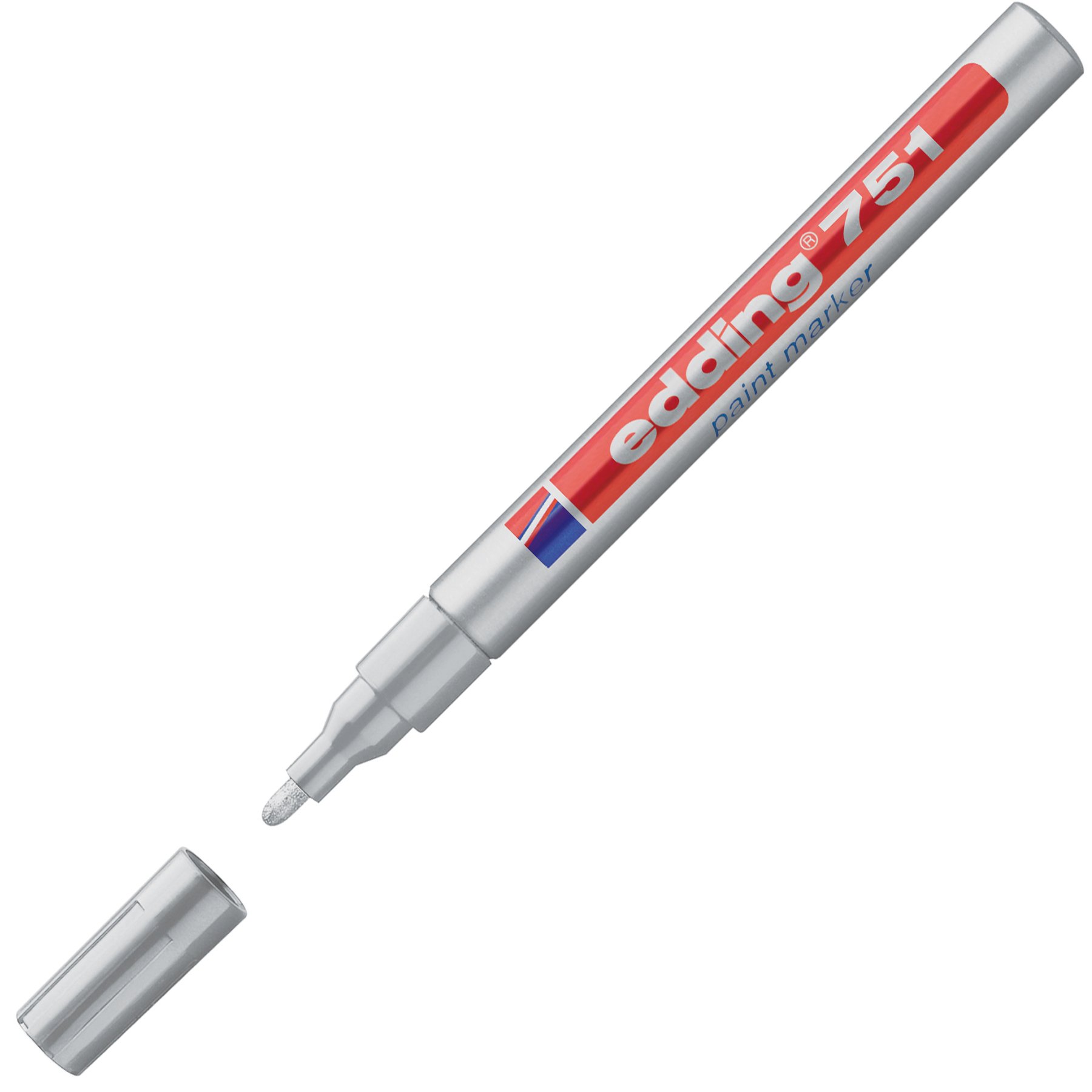 Edding Permanent Marker 751, silver