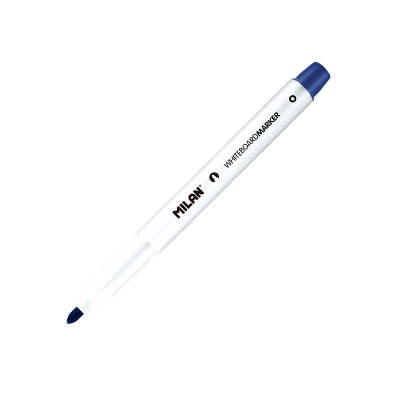 Milan Whiteboard Marker Fine, round, blue