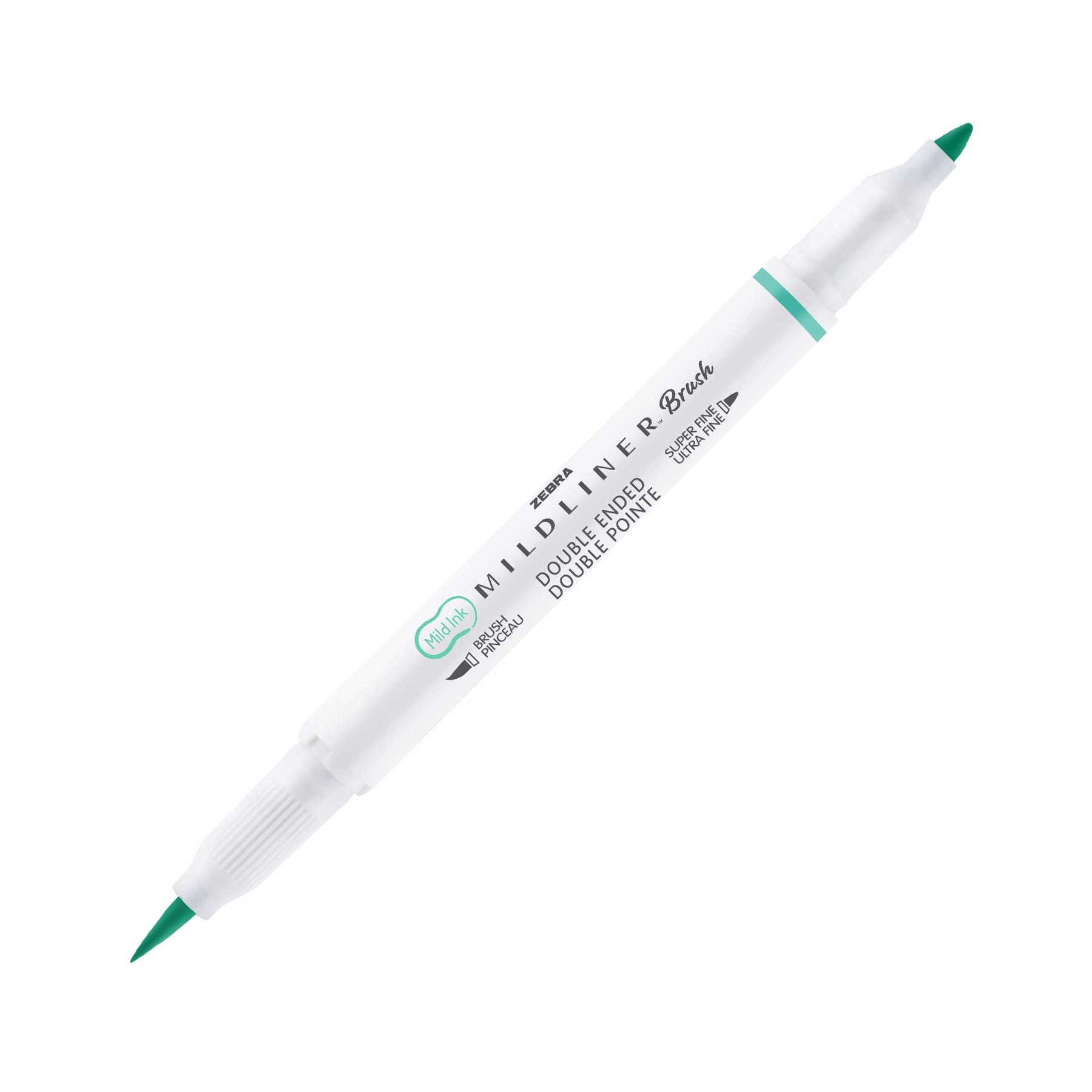Zebra Brush marker Mildliner Brush&Marker Cool & Refined, green