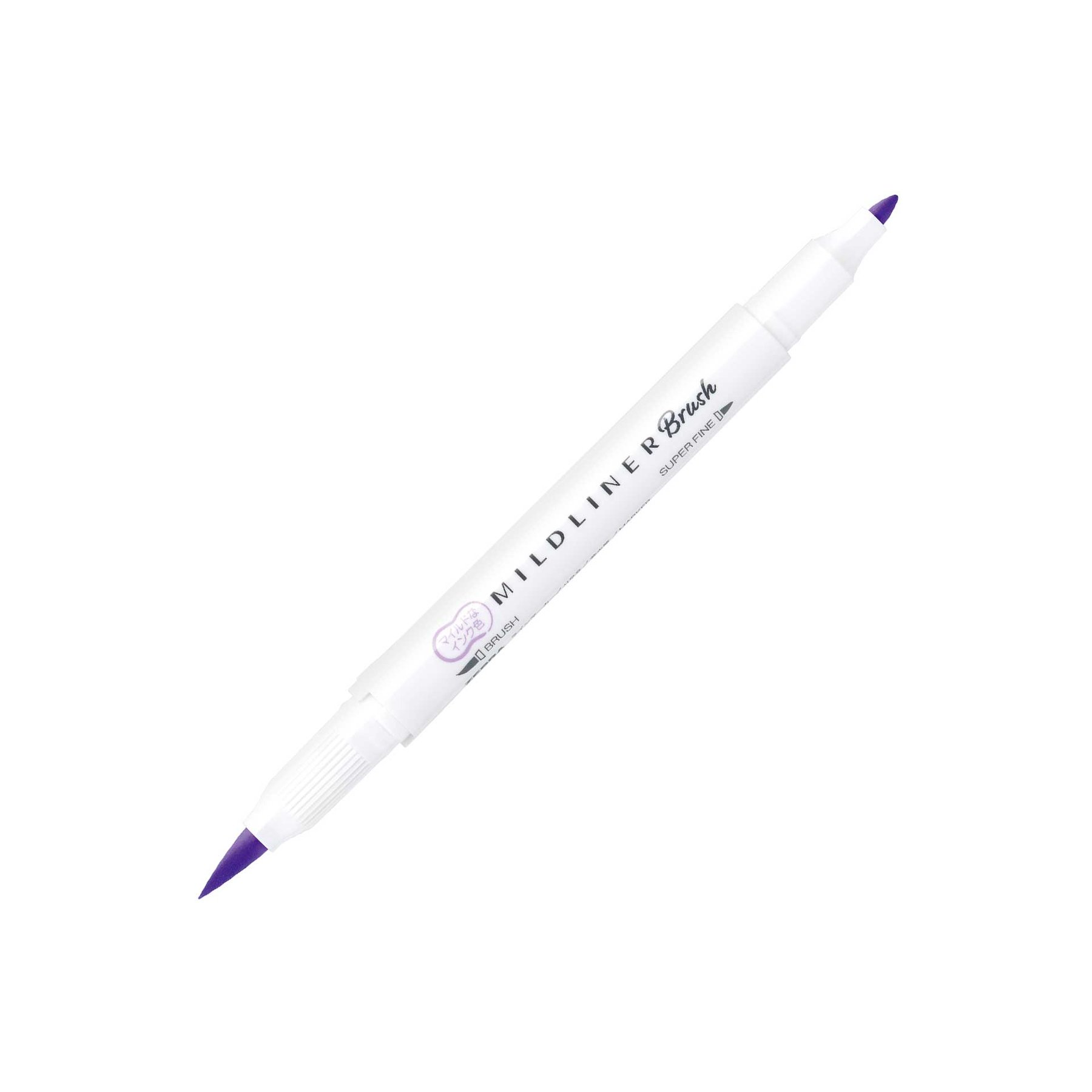 Zebra Brush Marker Mildliner Brush&Marker Cool & Refined, Purple