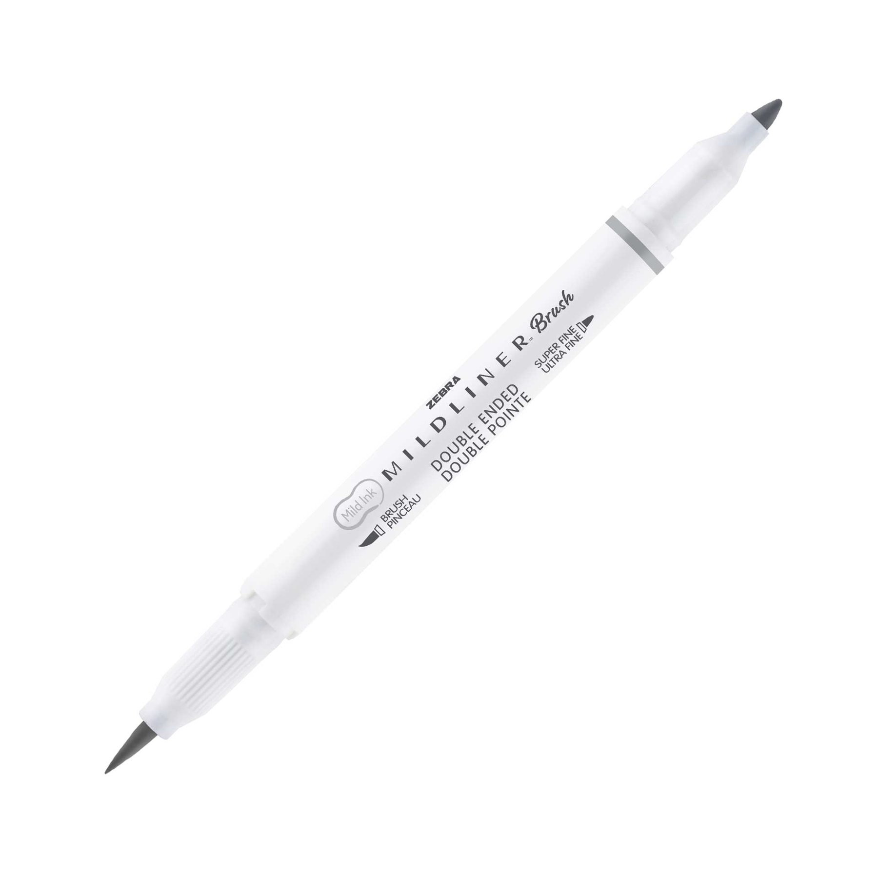 Zebra Mildliner Brush&Marker Cool & Refined, gray
