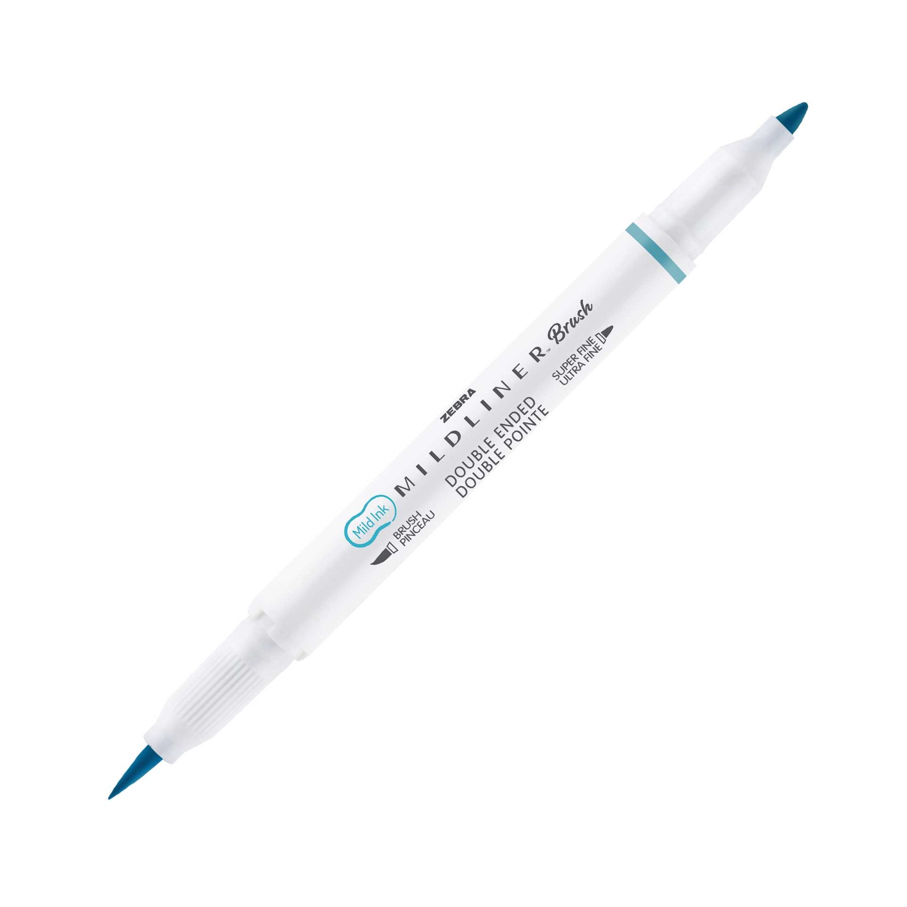 Zebra Brush Marker Mildliner Brush&Marker Warm, smoky blue