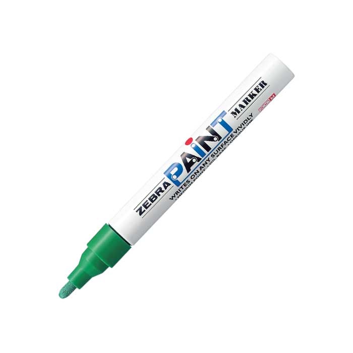 Zebra Permanent marker Paint Marker, 3.0 mm, green