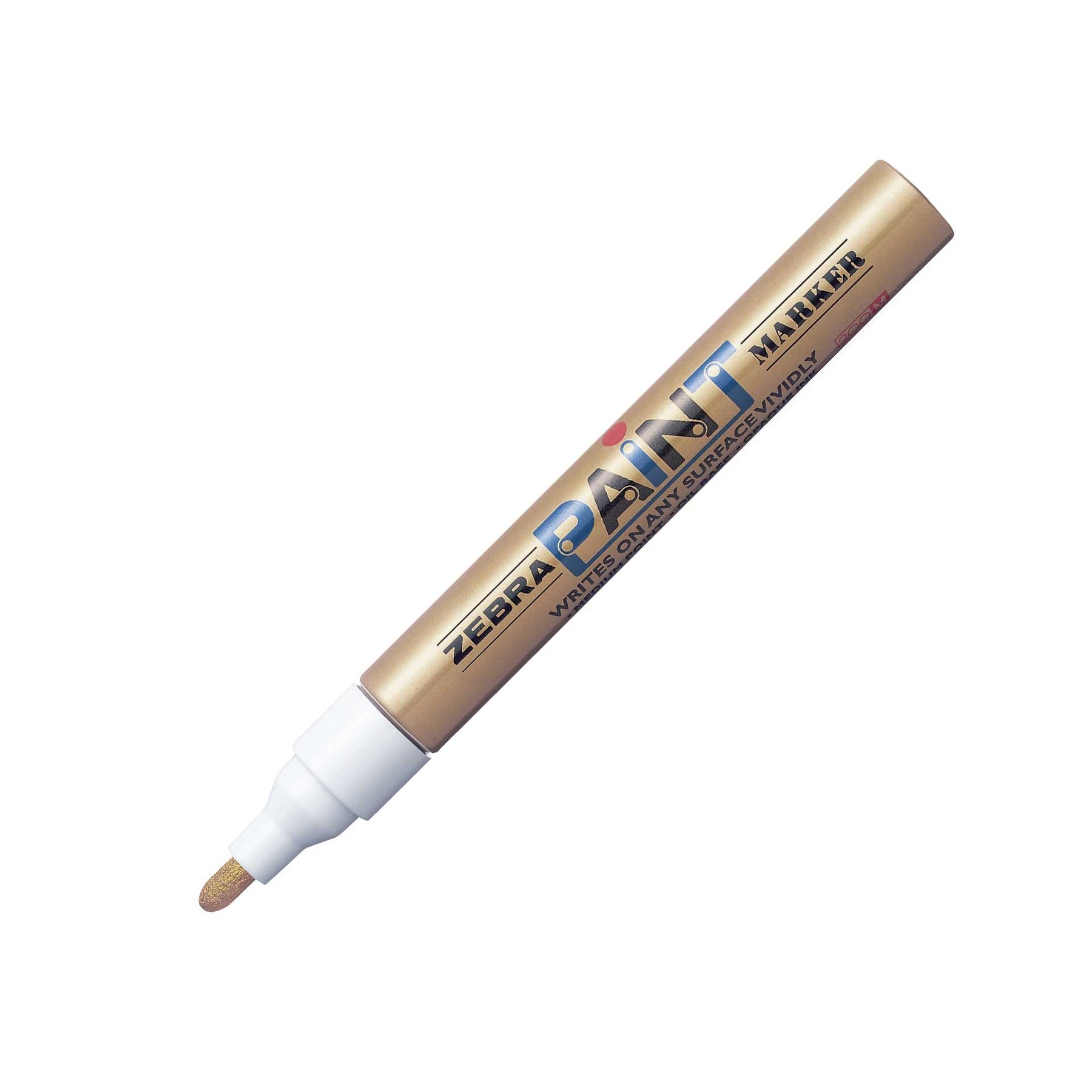Zebra Permanent Paint Marker, 3.0 mm, gold