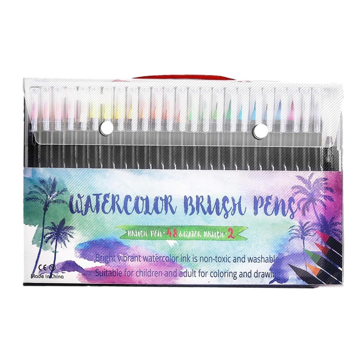 Foska Brush Marker, 48 colors