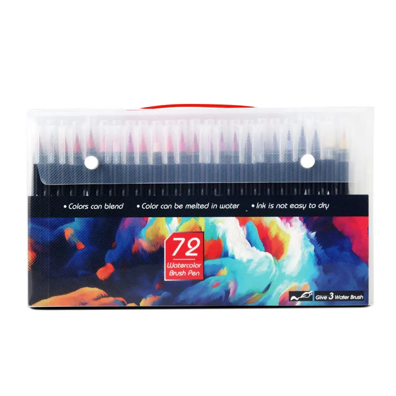 Foska Brush Marker, 72 colors